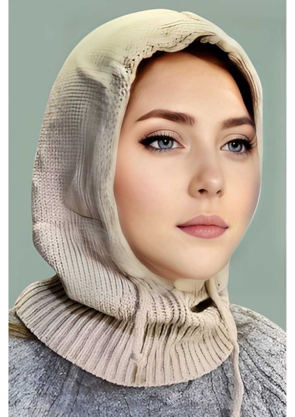 Kadın Triko Tesettür Örgü Bere Tesettür Başlık Tesettür Bere modelleri