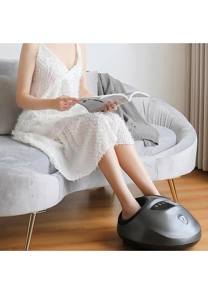 Isı Zaman Hava Basınç Ayarlı Ayak Masaj Aleti Shiatsu Foot Massager Kumandalı