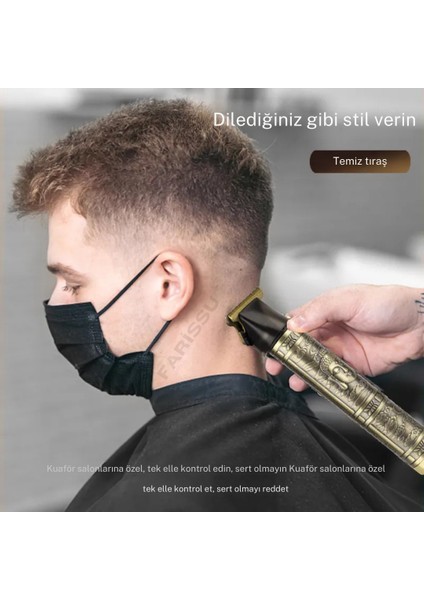 Dearling Şarjlı Kablosuz Saç ve Sakal Kesme Makinesi