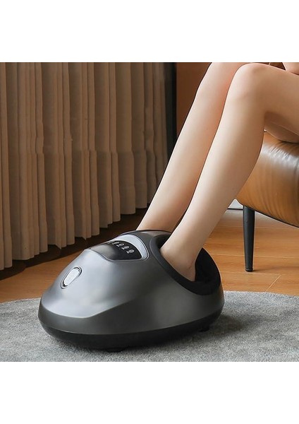 Isı Zaman Hava Basınç Ayarlı Ayak Masaj Aleti Shiatsu Foot Massager Kumandalı