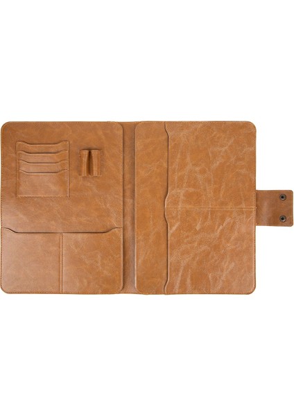 13-14 Inç Macbook Pro-Air Vegan Deri Organizer Evrak Çantası Tablet Kılıfı fiyatları