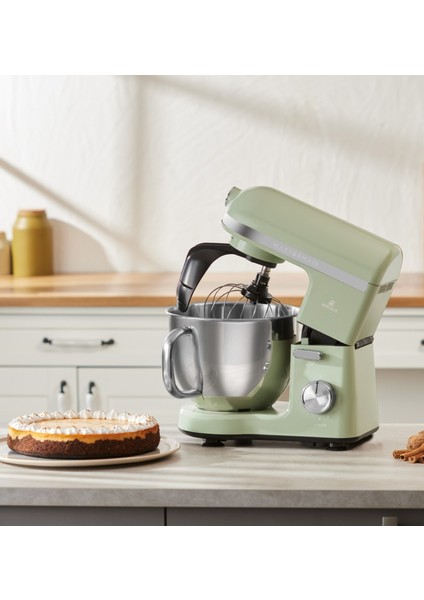 Mastermaid Chef Stand Mikser Cabbage Green 1750 Güçlü Motor 5 Lt Hazne - Karıştırma, Yoğurma, Çırpma
