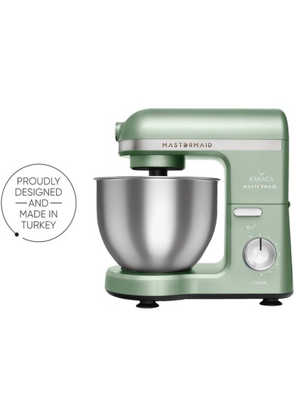 Mastermaid Chef Stand Mikser Cabbage Green 1750 Güçlü Motor 5 Lt Hazne - Karıştırma, Yoğurma, Çırpma