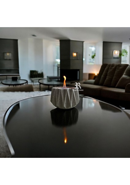 Imperıums Verta Terrazzo Masaüstü Bioethanol Şömine fırsatları