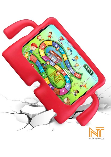 Huawei T5 10 Uyumlu Çocuklar Için Maskotlu Standlı Tam Koruma Silikon Kılıf fırsatları