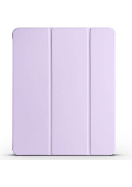 Apple iPad Pro 11 2024 Uyumlu Katlanabilir Kalem Bölmeli Smart Cover Standlı Akıllı Kılıf