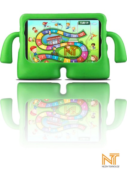 Samsung Galaxy Tab S6 Lite P610 Uyumlu Çocuklar Için Maskotlu Standlı Tam Koruma Silikon Kılıf modelleri