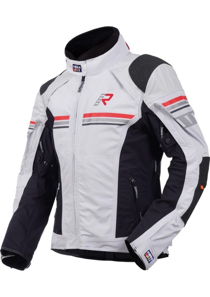 Armatou-R Motosiklet Ceketi Gri Kırmızı
