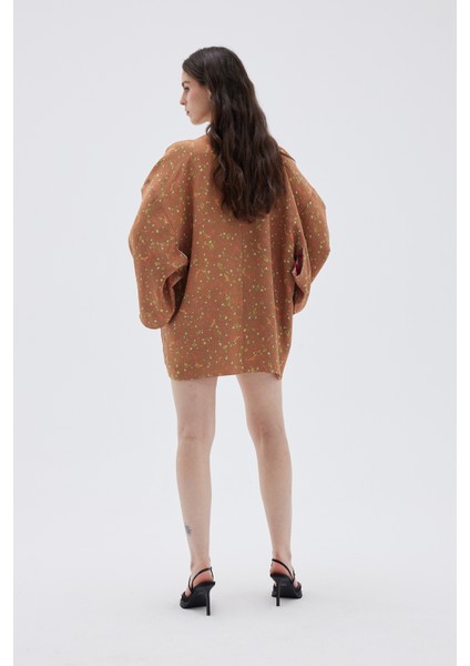 Origami Vintage Ipek Kimono Ceket Haori fırsatları