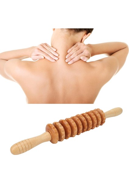 Medikal Ahşap Masaj Merdanesi Bel Boyun Sırt Bacak Masaj Aleti Selülit Gider Kaliteli fiyatları