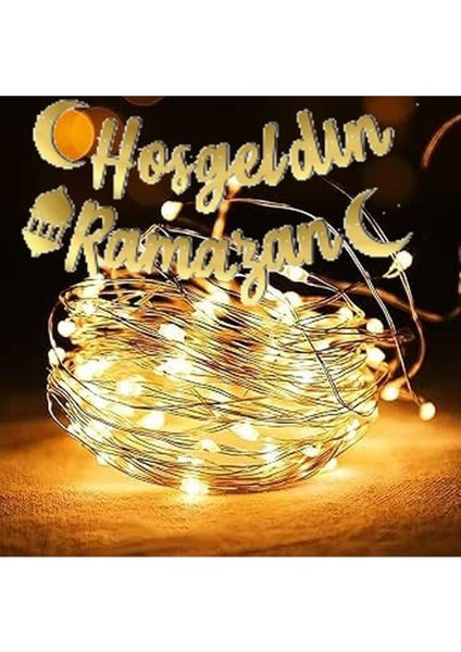 Hoşgeldin Ramazan Kaliğrafi LED Işıklı