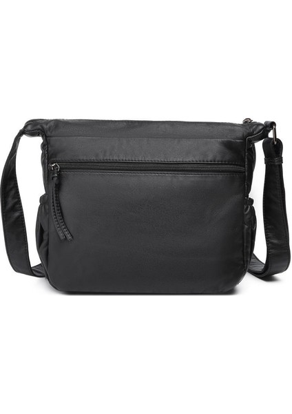 Yıkama Deri Askılı Kadın Postacı Çantası 21K Barcelona 1918 modelleri