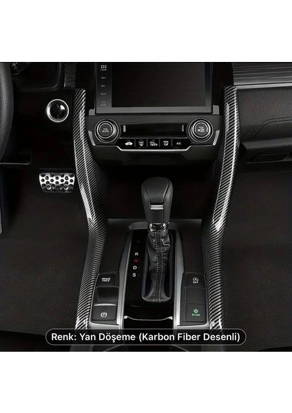 Honda Cıvıc Fc5 2016-2021 Konsol Kaplama Sağ ve Sol Direkler