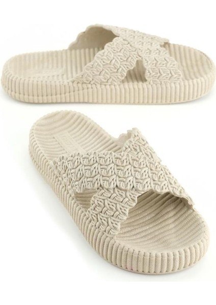 Kadın Yazlık Ev Banyo Islak Zemine Uygun Terlik