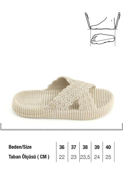 Kadın Yazlık Ev Banyo Islak Zemine Uygun Terlik fiyatları