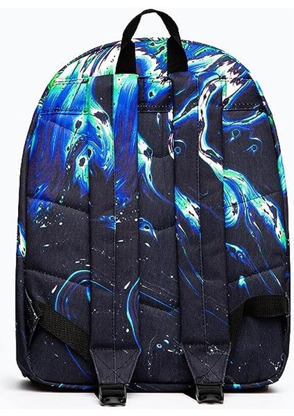 Blue & Green Out Of Space Marble Backpack (TWLG-715_1SZ) fiyatları