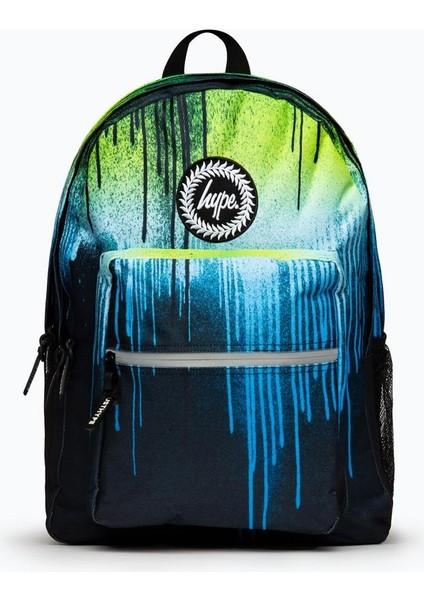 Unisex Yeşil Earth Drips Crest Utility Sırt Çantası ZVLR-640_1SZ