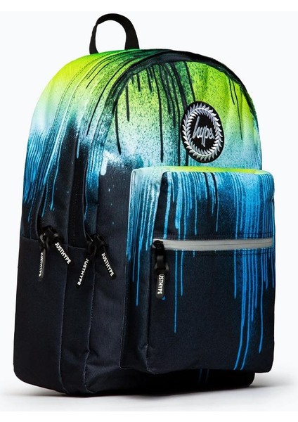 Unisex Yeşil Earth Drips Crest Utility Sırt Çantası ZVLR-640_1SZ