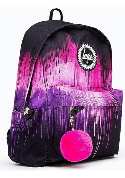 Purple & Pink Drıp Boxy Backpack (TWLG-825_1SZ) fiyatları