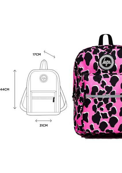 Pink & Black Outlıne Anımal Utılıty Backpack (TWLG-861_1SZ) fiyatları