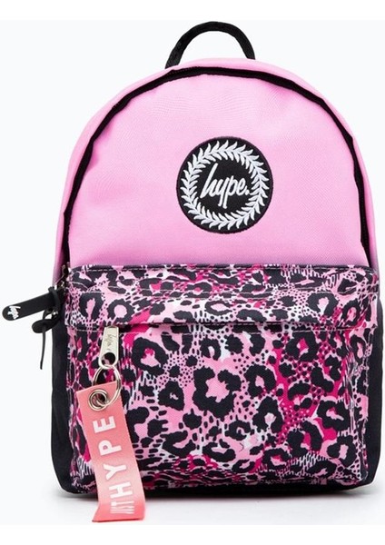 Pembe & Siyah Animal Pocket Mini Sırt Çantası TWLG-945_1SZ