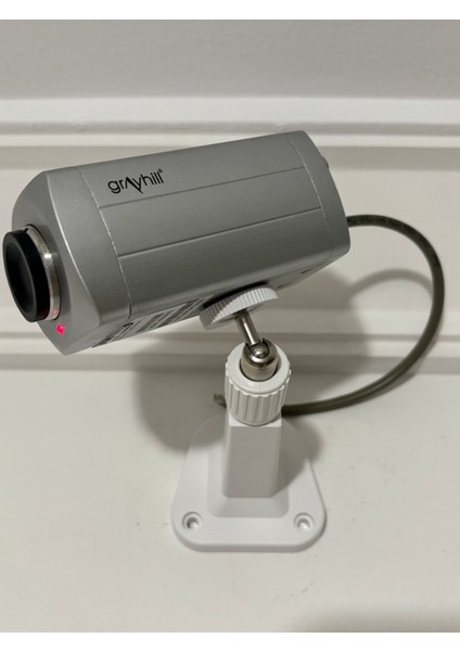 Caydıran Maket Kamera Sabit Kırmızı Işık Metal Kamera Kasada