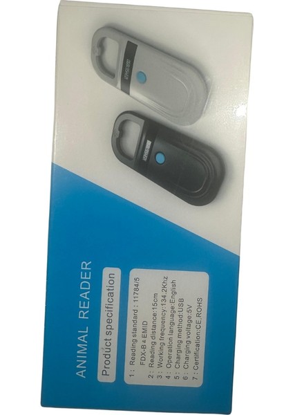 Microchip Okuyucu Evcil Hayvanlar Için Hayvan Izleme ve Tanımlama Hafızasız