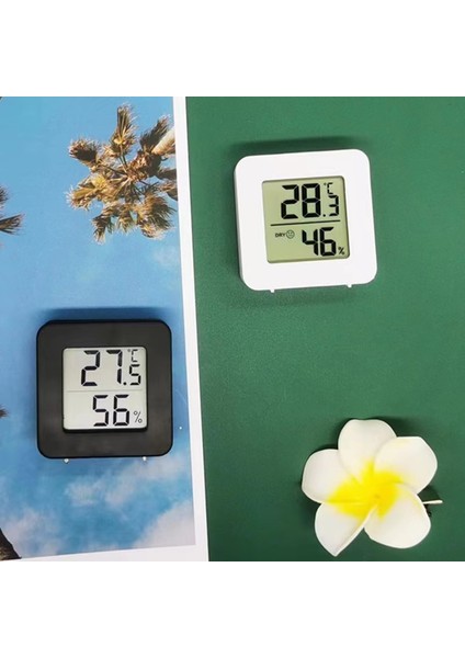 Mini Sıcaklık Nem Ölçer LCD Ekranlı Oda Termometre Duvara Takılabilen Masaüstü Isı Göstergesi indirimleri