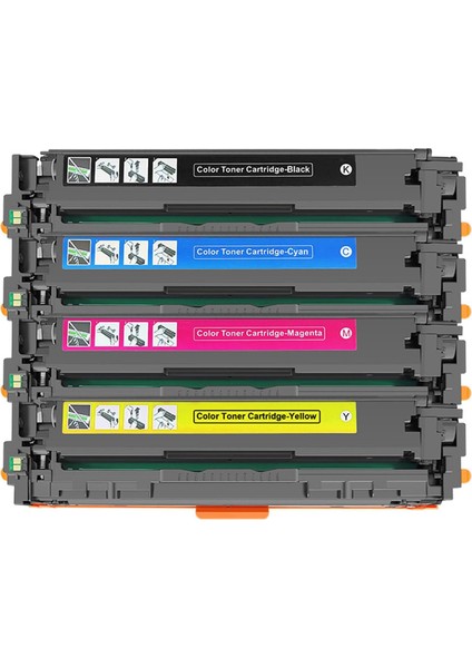Hp CM-2320/ CP-2025 Muadil Toner Takımı (CC530A-CC531A-CC532A-CC533A)
