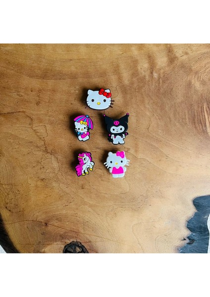 Jibbitz Terlik Süsü 5 Li Set Hello Kitty