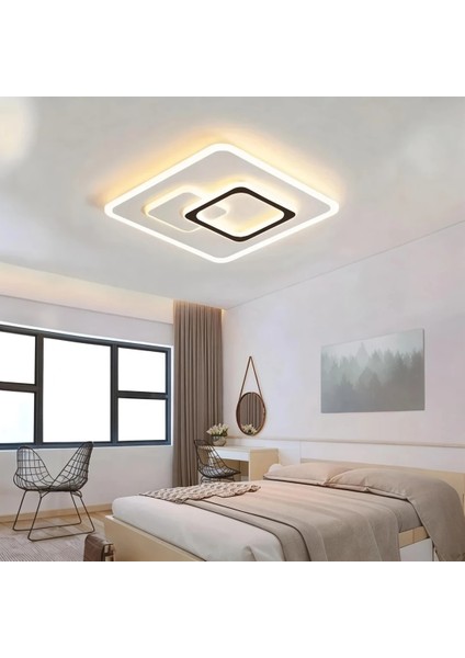 Royal 3 Renkli Plafonyer LED Avize Siyah Beyaz Gövde fiyatları