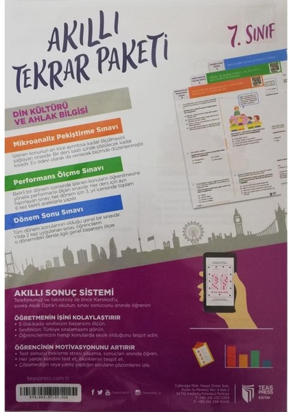 7. Sınıf Din Kültürü ve Ahlak Bilgisi Akıllı Tekrar