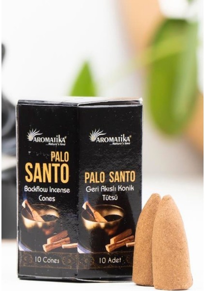 Palo Santo Backflow Geri Akış Konik Tütsü