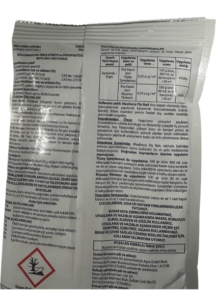 Maxforce Fly Bait Karasinek Granülü 100 gr fırsatları