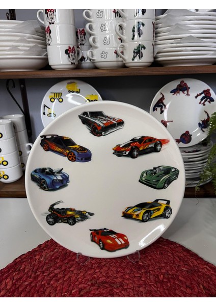 5 Parça Şimşek Mcqueen Model Çocuk Bebek Yemek Takımı Beslenme Seti