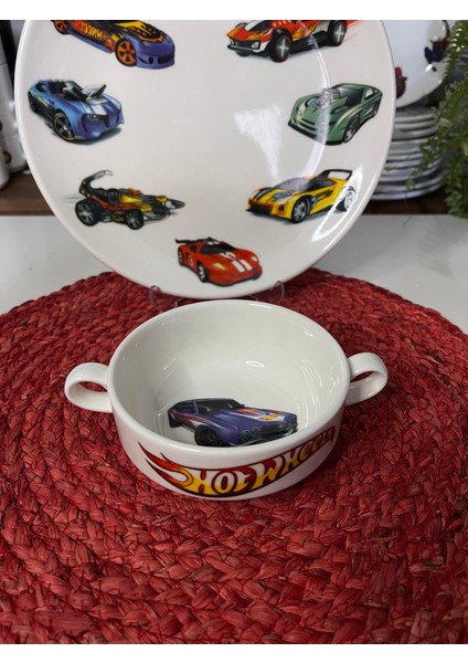 5 Parça Şimşek Mcqueen Model Çocuk Bebek Yemek Takımı Beslenme Seti