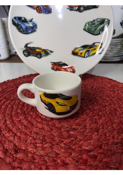 5 Parça Şimşek Mcqueen Model Çocuk Bebek Yemek Takımı Beslenme Seti