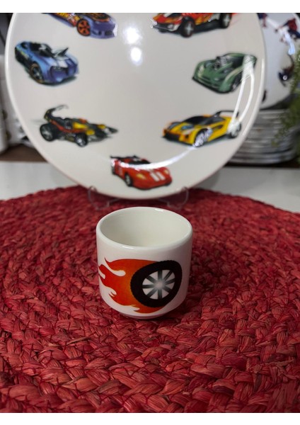 5 Parça Şimşek Mcqueen Model Çocuk Bebek Yemek Takımı Beslenme Seti
