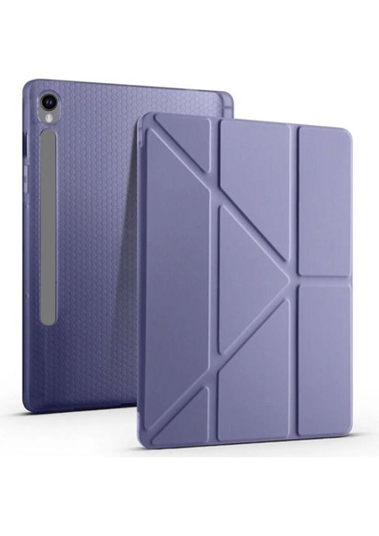 Galaxy Tab S9 Fe Uyumlu Standli Tablet Kilif Bluetooth Klavye Mouse Set
