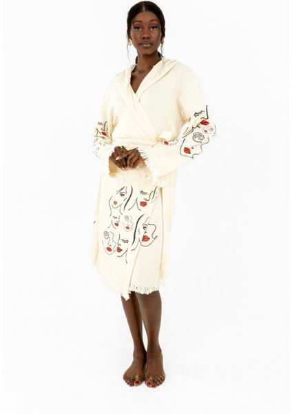 Maia Taş Baskı Desenli Kimono/bornoz fiyatları