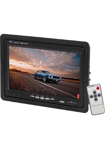 7 Tft LCD Renkli Araç Monitör (Tetiklemeli) (4172)