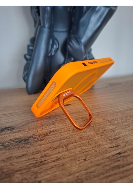 iPhone 15 Uyumlu Kamera Lens Koruma Hediyeli Magsafe Şarj Özellikli Standlı Mat Lüks Kılıf fiyatları