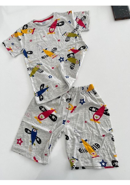 Kısa Kollu Pamuklu Çocuk Takım modelleri