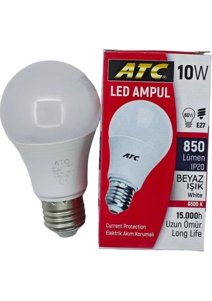 LED Ampül 10 W 10 Adet