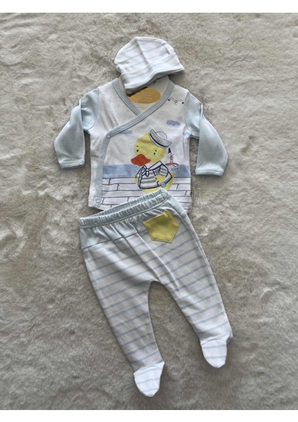 Ördekli 3'lü Zıbın Set