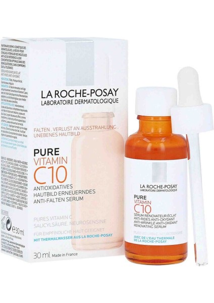 La Roche-Posay Pure Vitamin C10 Antioksidan 2 Adet 30 ml Serum
