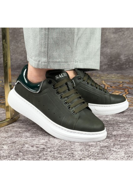 Hakki Renk Beyaz Tabanlı Fermuar Detaylı Spor Ayakkabı Günlük Sneaker Ortopedik Tabanlı Meq3 fiyatları