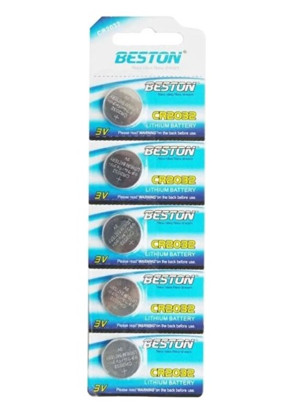 CR2032 3V 5'li Lityum Düğme Pil