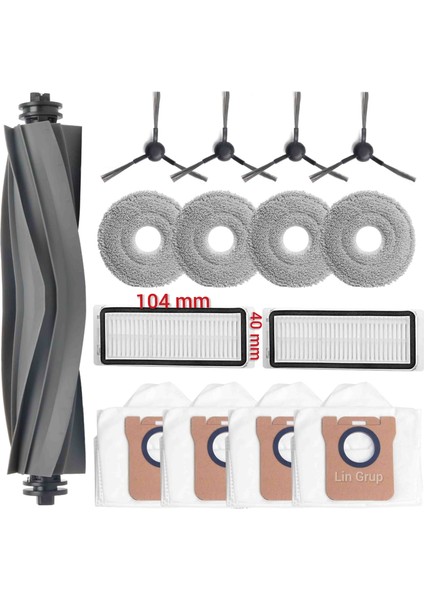 Dreame L20 Ultra Uyumlu Robot Süpürge Yedek Parça Seti