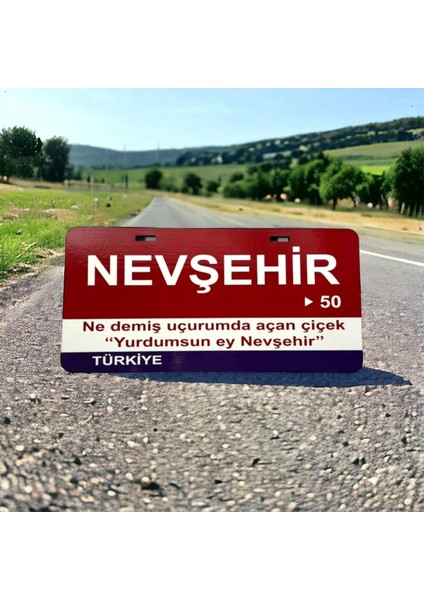 Nevşehir Ahşap Sokak Tabelası